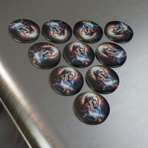 Blessed Be Button Magnet, Round (1 & 10 pcs)