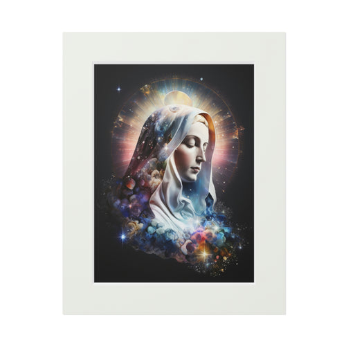 Fine Art Prints (Mother Mary Passepartout Paper Frame)