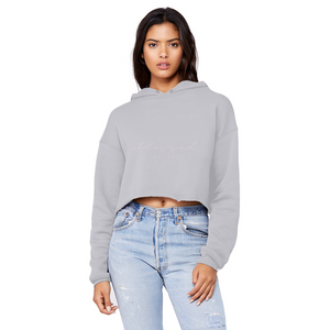 Blessed By Yes Unisex Cropped Raw Edge Boyfriend Hoodie