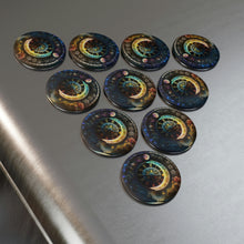 Load image into Gallery viewer, Universal Time Button Magnet, Round (1 &amp; 10 pcs)
